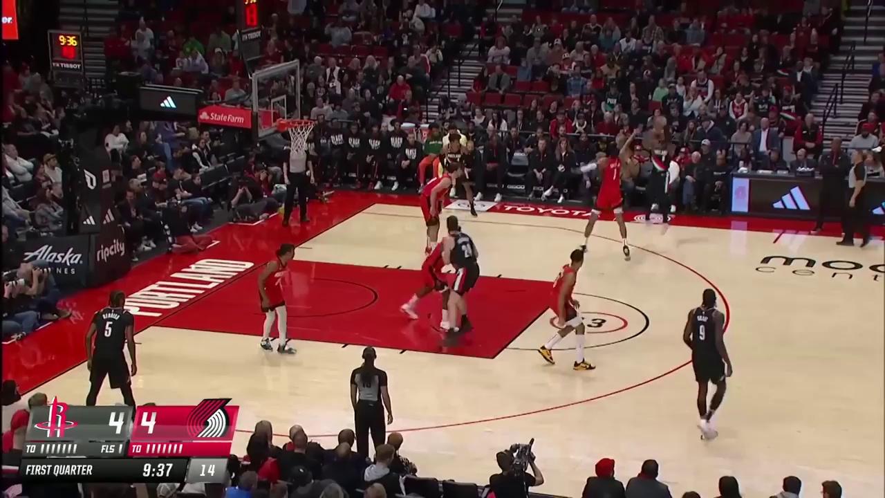 开拓者主场功败垂成，利拉德倒钩打铁